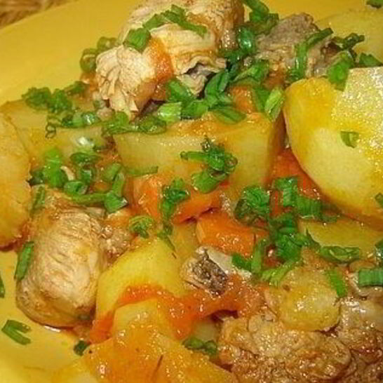 Рецепт жаркое по-узбекски