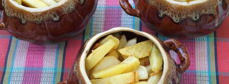 жаркое с картошкой и свининой в горшочках. Шаг 3