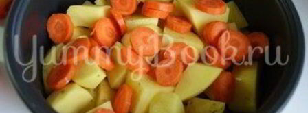 жаркое с курицей в мультиварке. Шаг 4