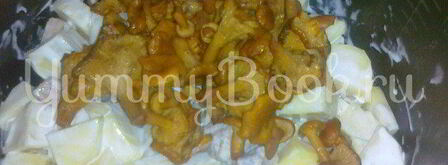 жаркое с лисичками в мультиварке. Шаг 2