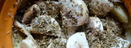 жаркое с шампиньонами в горшочке. Шаг 3