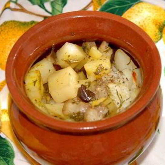 Рецепт жаркое в горшочках по-вегетариански