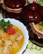 Жаркое в горшочке с картофелем