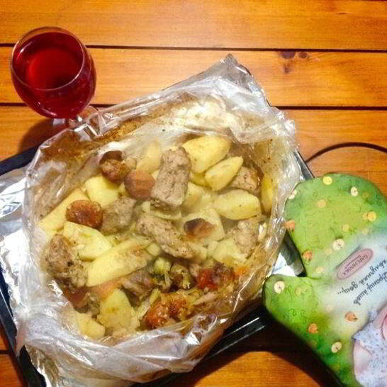 Рецепт жаркое в рукаве