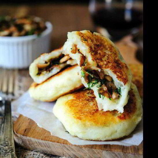 Рецепт картофельные зразы с грибами