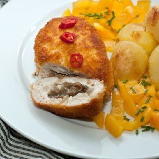 Рецепт куриные зразы с грибами