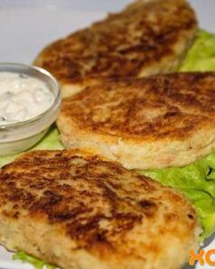 Зразы картофельные с мясом