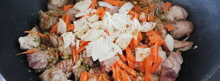 гороховая каша с мясом. Шаг 5