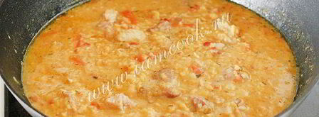 гороховая каша с мясом. Шаг 7