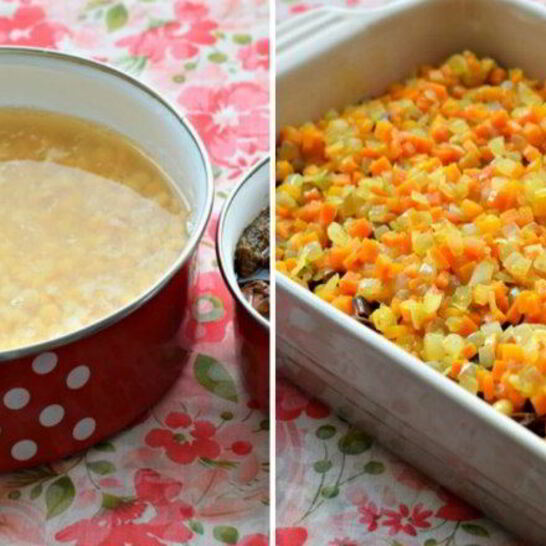 Рецепт гороховая каша в духовке