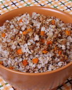 Душеновская гречка с мясным фаршем