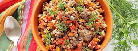 гречка по-купечески с фаршем в мультиварке. Шаг 10