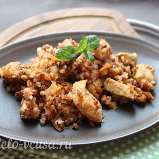 Рецепт гречка по-купечески с курицей