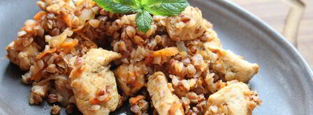 гречка по-купечески с курицей. Шаг 12