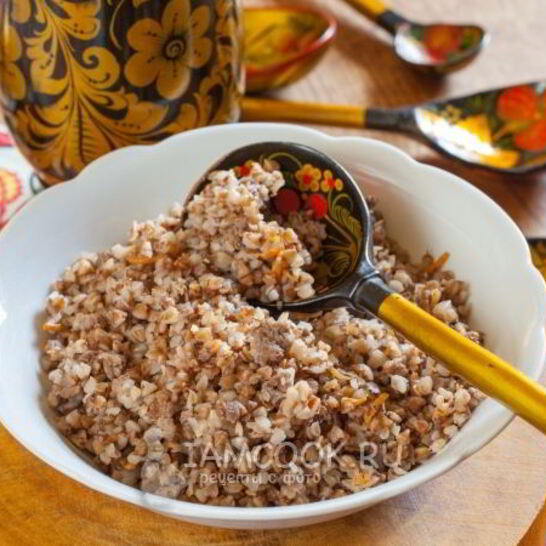 Рецепт гречка с фаршем на сковороде
