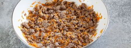 гречка с фаршем на сковороде. Шаг 4