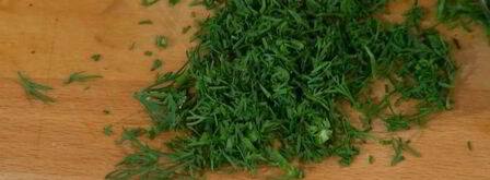 гречка с грибами, луком и укропом. Шаг 4