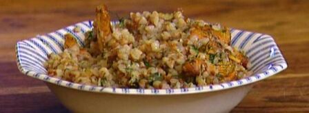 гречка с грибами, луком и укропом. Шаг 6