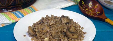 гречка с грибами в горшочке. Шаг 10