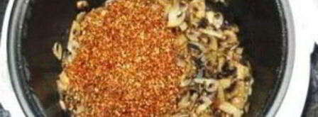 гречка с грибами в мультиварке. Шаг 4