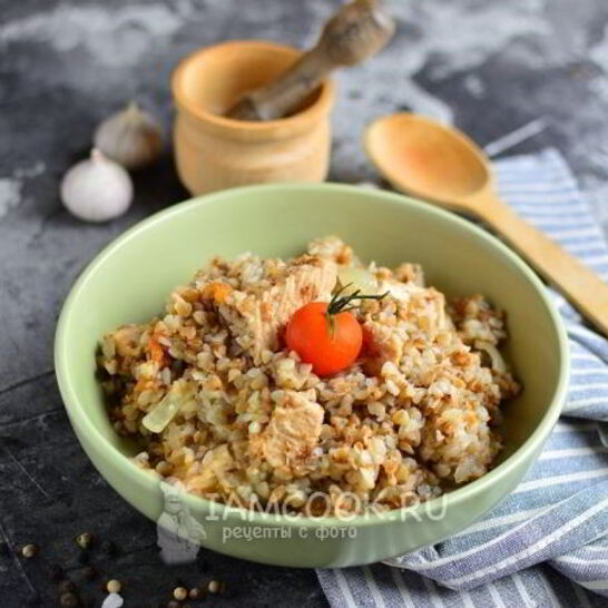 Рецепт гречка с индейкой в мультиварке