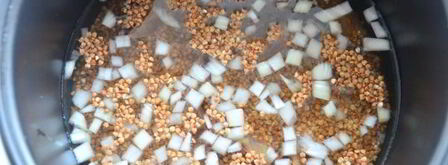 гречка с копчеными ребрышками. Шаг 6