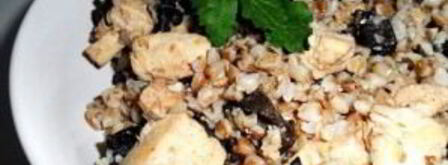 гречка с курицей и грибами. Шаг 5