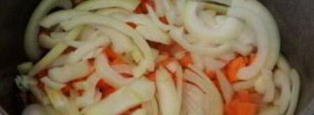 гречка с лисичками в казане. Шаг 4