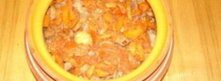 гречка с мясом в горшочке. Шаг 8