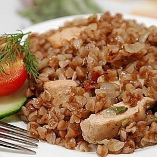 Рецепт гречка с мясом в мультиварке