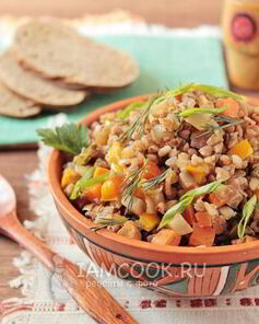 Гречка с овощами в мультиварке