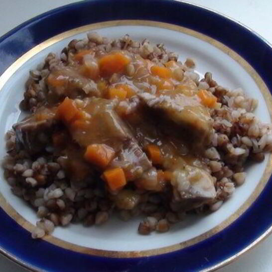 Рецепт гречка с подливкой