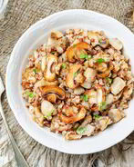 Гречка с шампиньонами