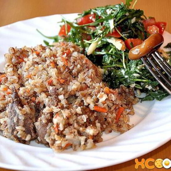 Рецепт гречка с тушенкой