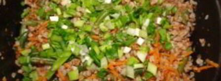 гречка, тушенная с овощами. Шаг 3