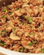 Гречка, запеченная с грибами