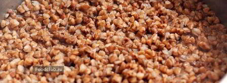 гречневая каша с белыми грибами. Шаг 2