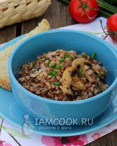 Гречневая каша с грибами