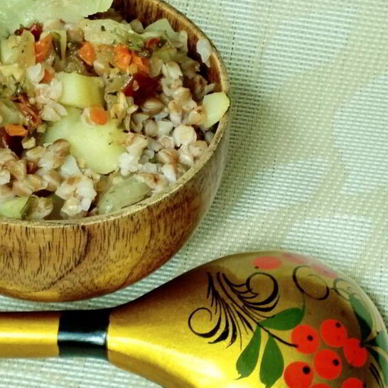 Рецепт гречневая каша с картофелем