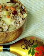 Гречневая каша с картофелем