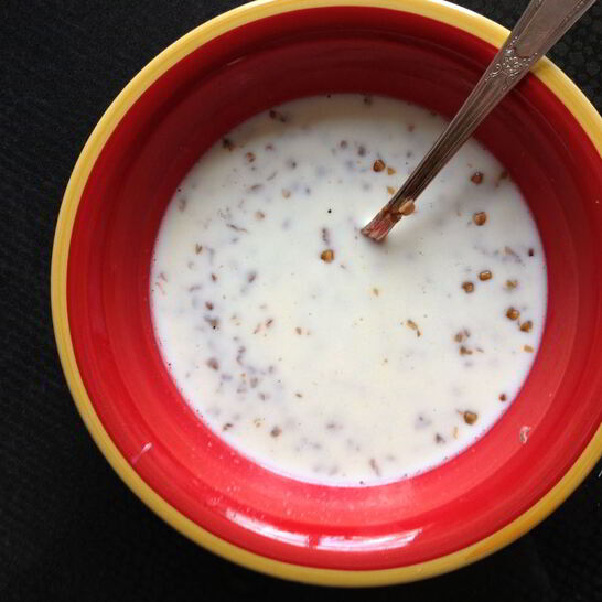 Рецепт гречневая каша с молоком