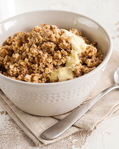 Каша гречневая пуховая со сливочным соусом