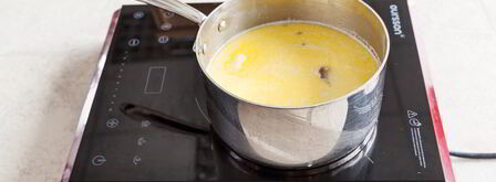 каша гречневая пуховая со сливочным соусом. Шаг 3