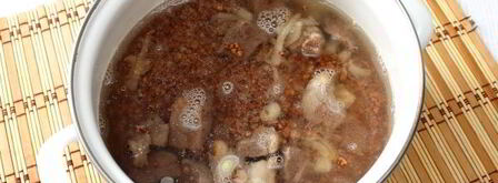 каша гречневая с мясом. Шаг 7