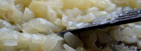 грибная каша в кабачке. Шаг 4