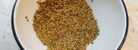 каша из зеленой чечевицы в мультиварке. Шаг 2