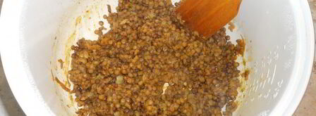 каша из зеленой чечевицы в мультиварке. Шаг 5