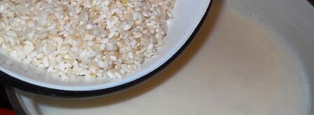 каша молочная рисовая. Шаг 2