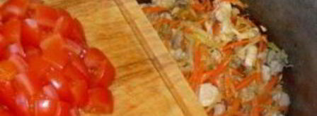 каша рисовая со свининой. Шаг 3