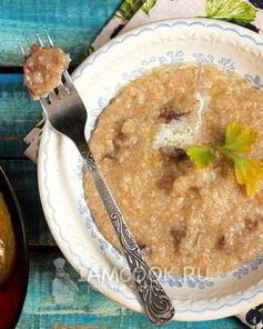 Каша с мясом в мультиварке